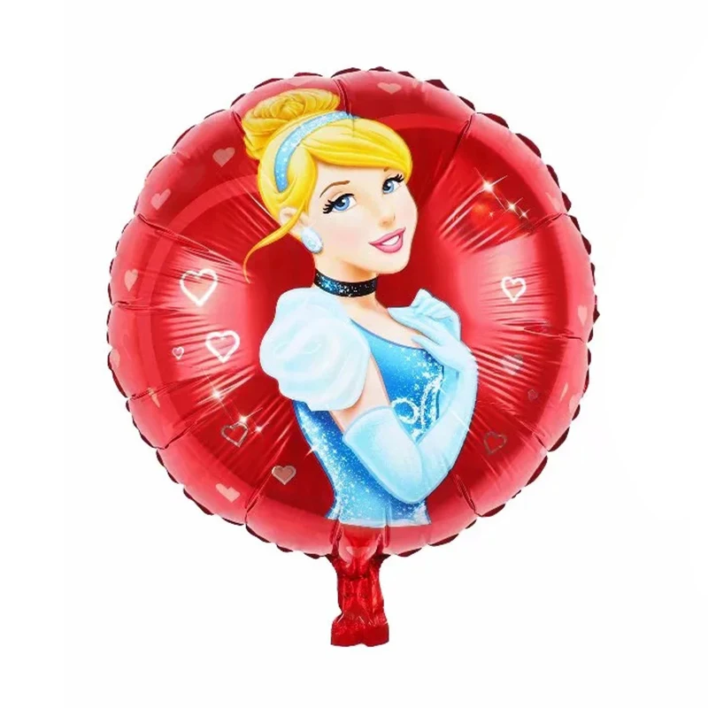 5/10 шт 18inch Baby shower девочка надувные гелием в честь принцессы из мультфильма для девочек; Фольга Воздушные шары Дети были счастливы День рождения украшения