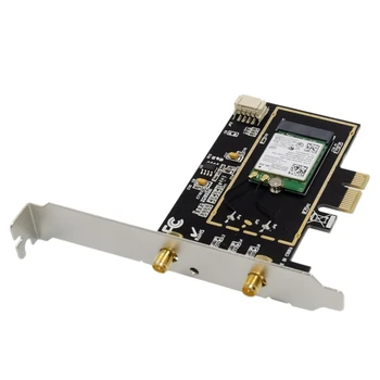 

Pcie Dual-Band Wireless-N Adapter 2.4G/5.8G Wi-Fi+Bluetooth 4.0 Wireless Network Card