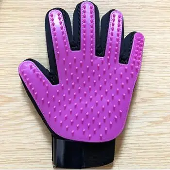 right hand Перчатки для кошек собак гребни для ухода за шерстью животных для удаления шерсти домашних животных расческа для маленьких средних и больших животных - Цвет: right hand