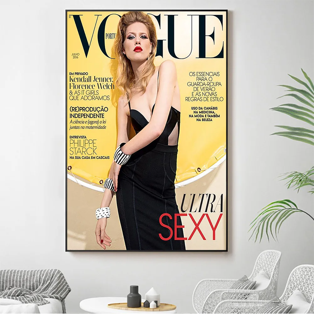 

Silk Cloth Wall Poster Laura Julie Sexy Model Star Art Home Decoration Gift