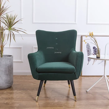 

Nordic Single Sofa Lazy Chair Modern Minimalist Livingroom Furniture Casual Tiger Chair Bedroom Balcony Small Sofa