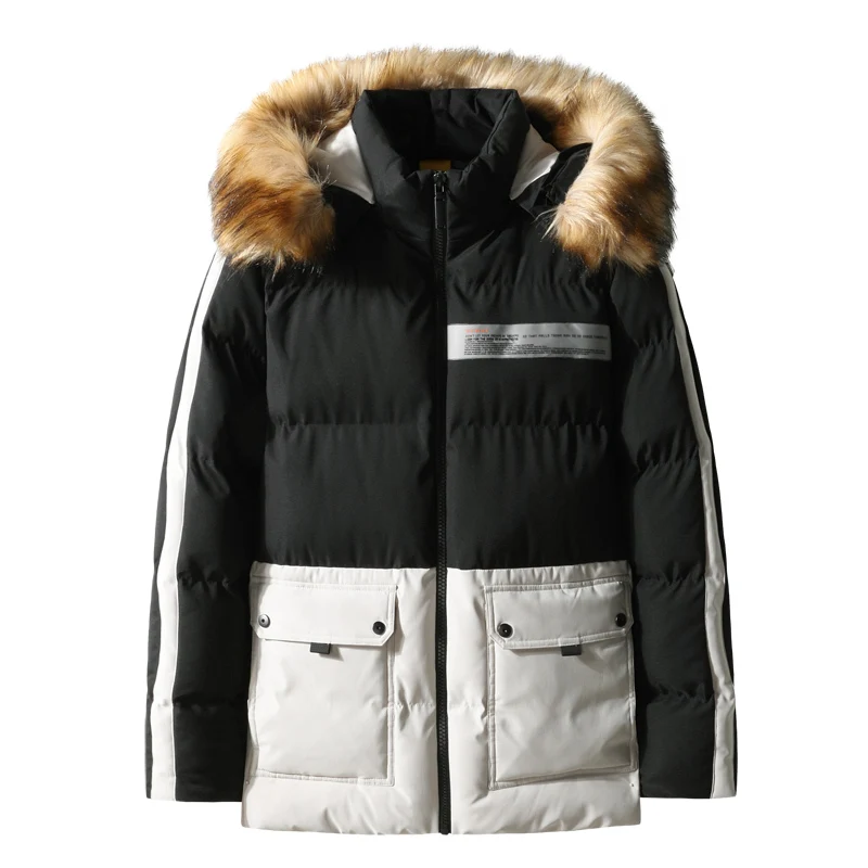 Размера плюс 10XL 9XL 8XL 7XL 6XL 5XL зимняя куртка для мужчин теплая Толстая парка с меховым воротником с капюшоном Мужская парка куртка Мужское пальто - Color: 2