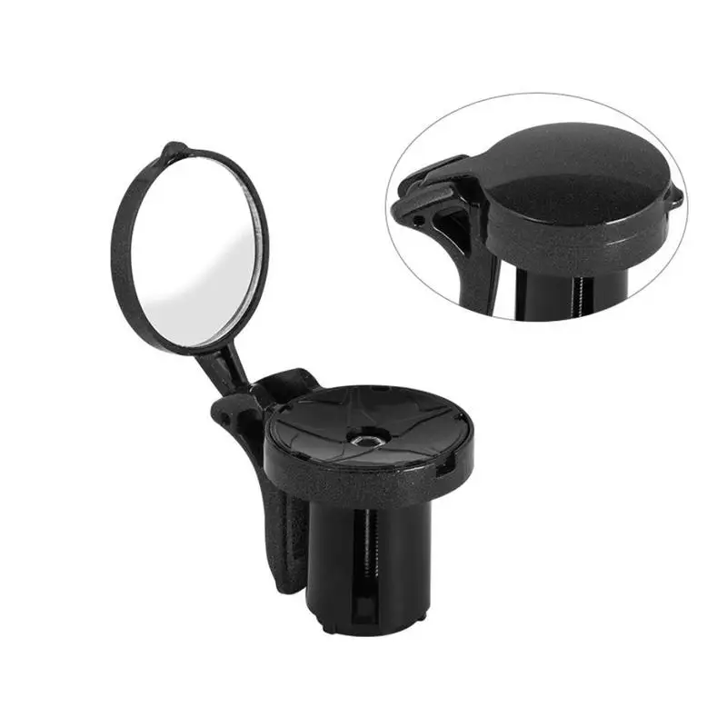 

Bicycle Mirror Mini Rear View Mirror for Road Bike Unbreakable Rotatable Rearview Safety Side Handlebar Mirror