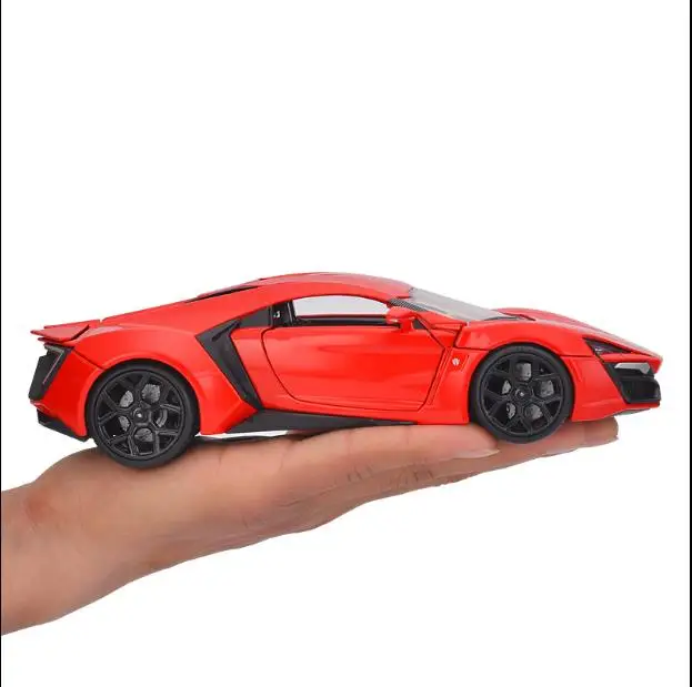 Высокая имитация 1:24 Laiken модель автомобиля из сплава, Детская Коллекция игрушечных автомобилей, модель спортивного автомобиля