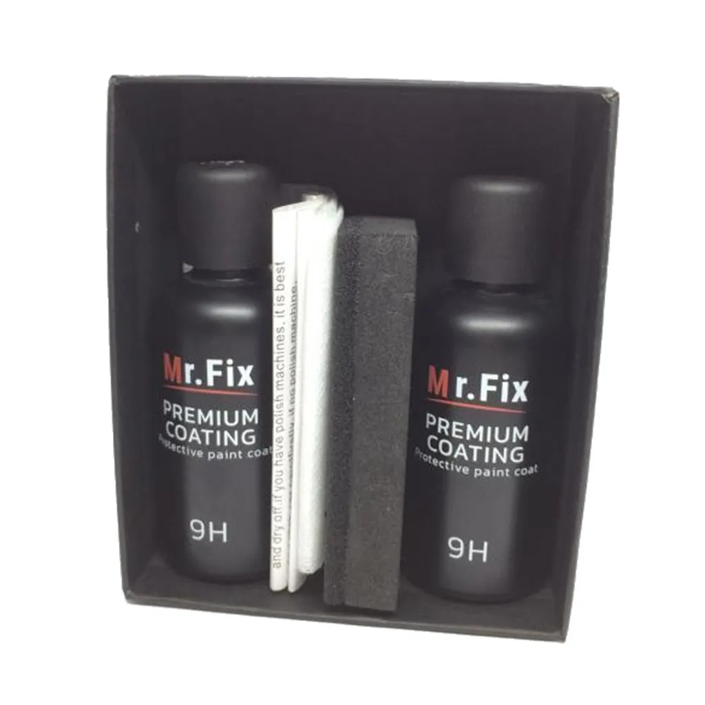 Mr fix 9H автомобильный окислительный жидкий керамический плащ супер комплект гидрофобного стеклянного покрытия защитит ваш автомобиль от царапин практичный