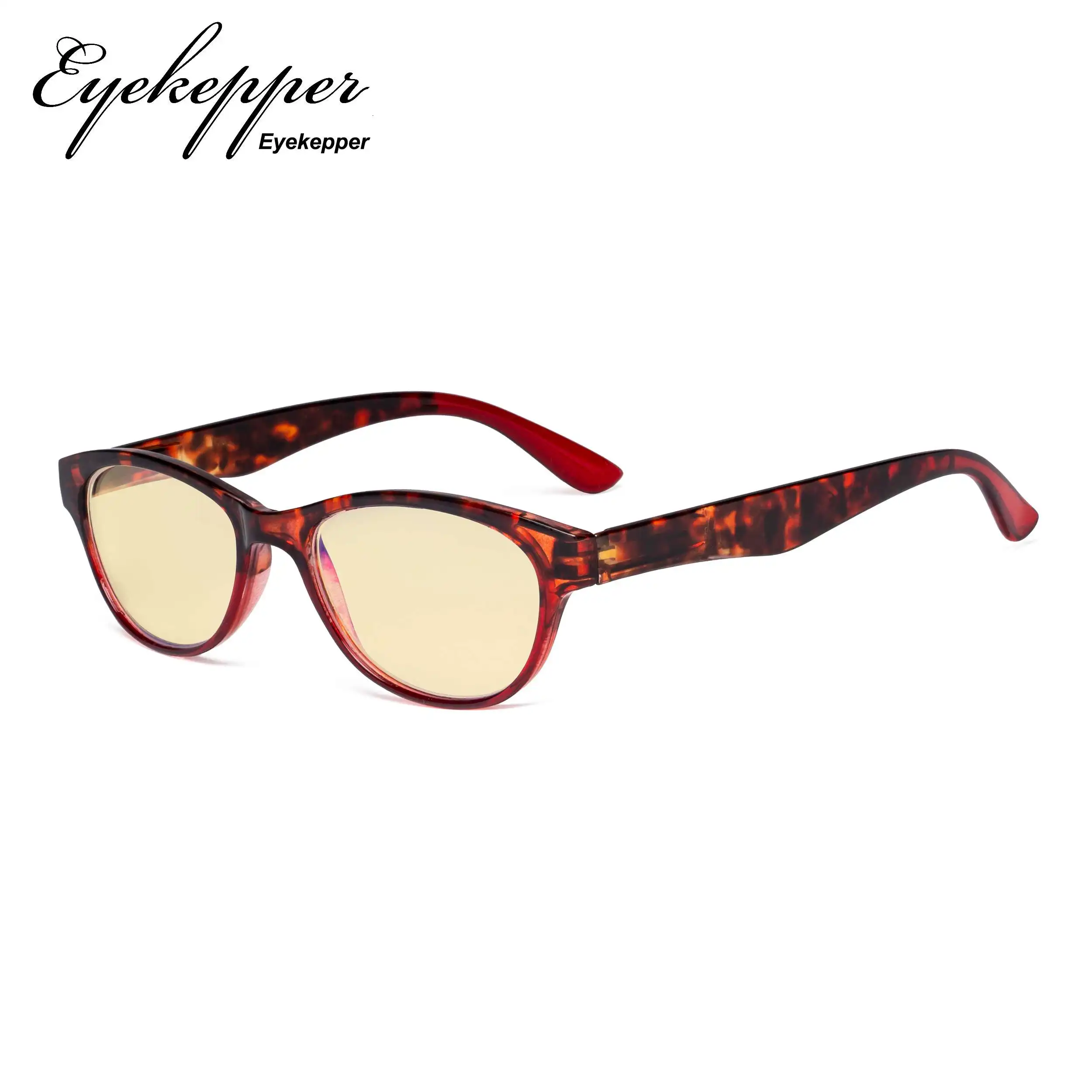 TM074D Eyekepper, женский синий светильник, блокирующие очки для чтения с желтыми фильтрующими линзами