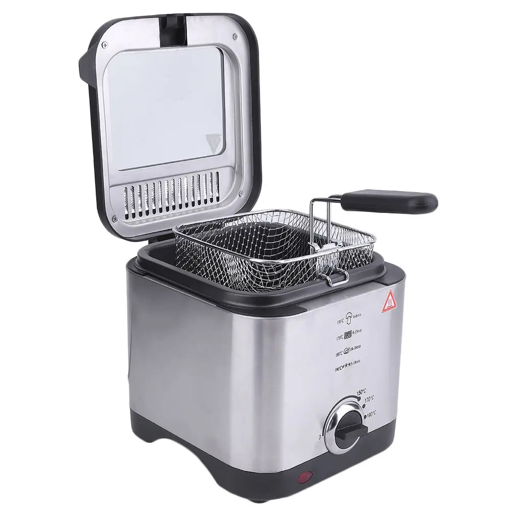 Compact 900w 1 5 Litre Chip Pan Basket Non Stick Oil Fry Compact 900w 1 5 Litre Chip Pan Basket