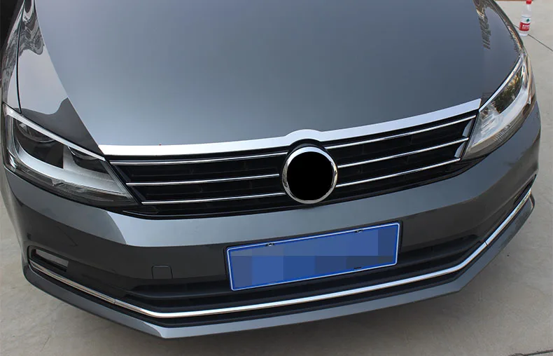 Lsrtw2017 для Sagitar Jetta Mk6 автомобиля капот двигателя полосы планки интерьерные аксессуары хром 2012 2013