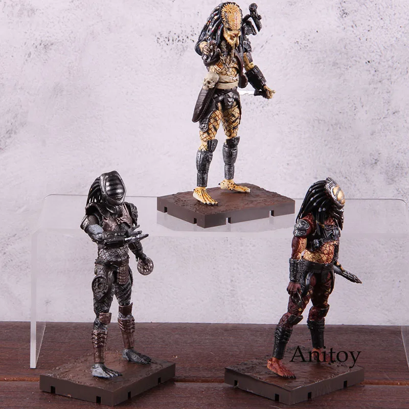 Hiya игрушки изысканный мини-хищник 2 старшие кабан воин фигурка Хищник ПВХ Коллекционная модель игрушки 3 шт./компл