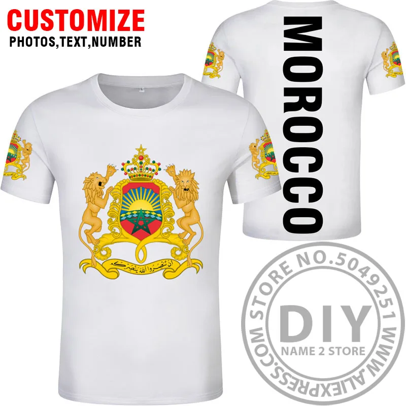 Футболка Марокканская с надписью сделай сам свободная модная круглым вырезом