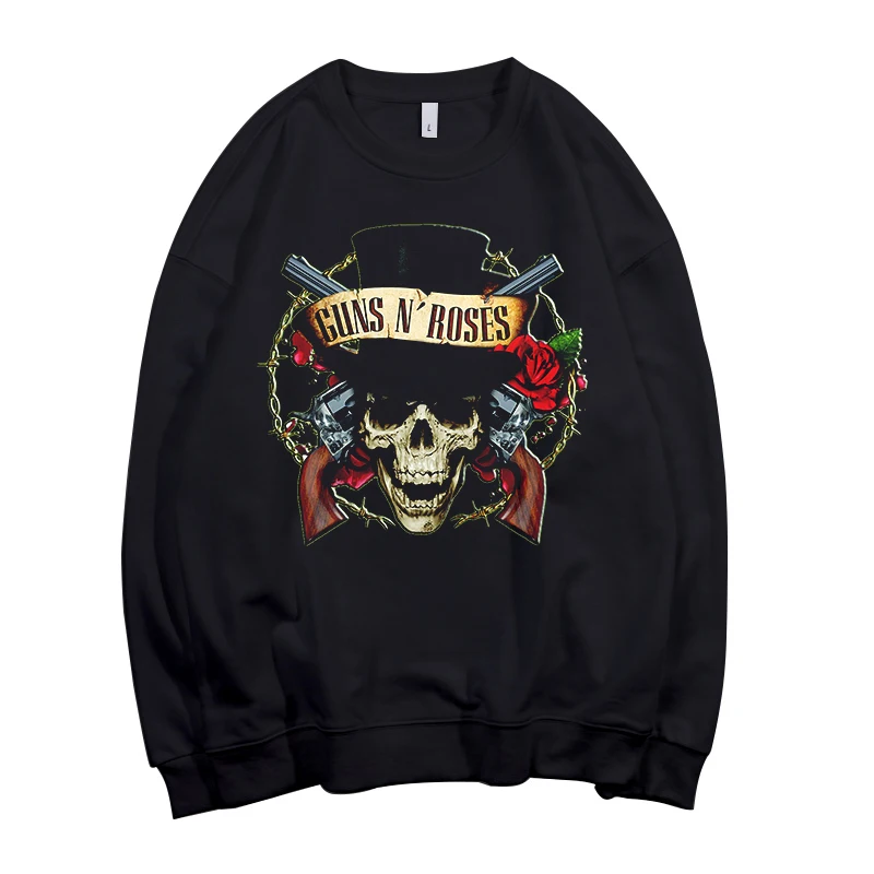 8 дизайнов guns N' Roses GNR Skull Pollover Толстовка Поп Рок толстовка панк sudadera уличная флисовая верхняя одежда тяжелый металл