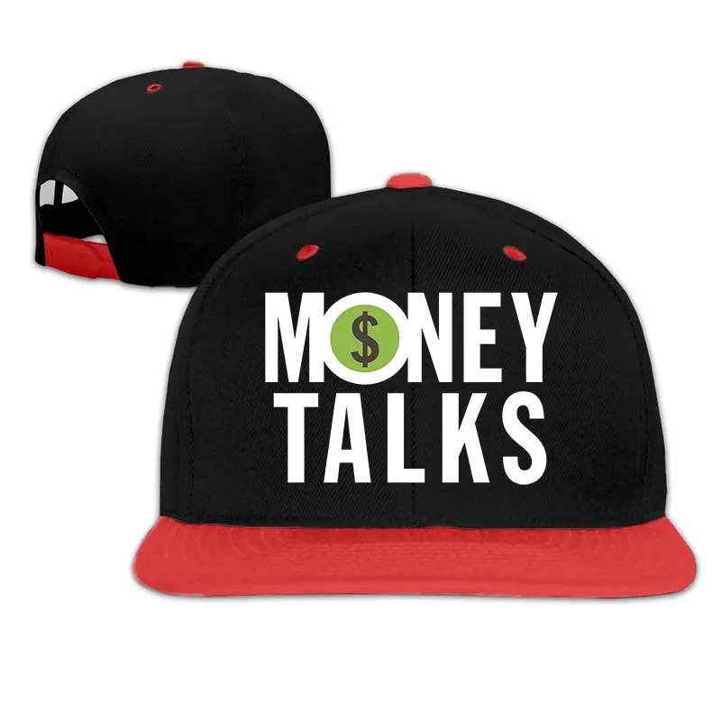 money talks Baseball cap men women Trucker Hats fashion adjustable cap - Цвет: 5-Red