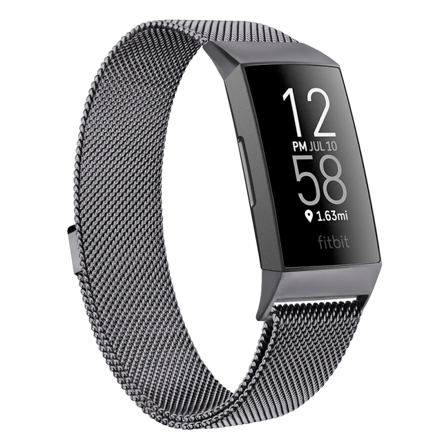 Magnetic Milanese Strap For Fitbit Charge 4 3 Band Replacement Wristband Watchband For Fitbit Charge 3 SE Strap Men Female