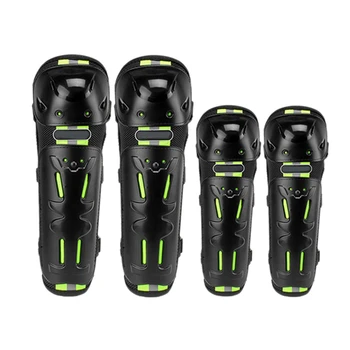 

4Pcs Motorcycle Protective Gear Knee Pads Elbow Protector Motocross Cycling Night Reflective Safety Protection Knee Support