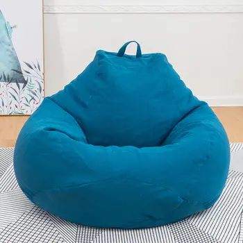 

Removable Large Lazy Sofas Cover+Inner Liner without Filler Lounger Seat Bean Bag Pouf Puff Couch Tatami Living Room New