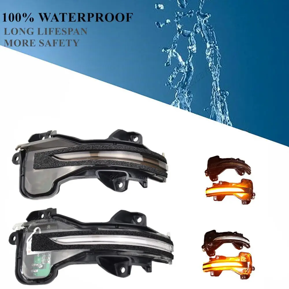 

LED Flowing Water Blinker Side Rear-view Mirror Dynamic Turn Signal Light For Jade Fit Odyssey CR-V City Vezet Avancier Creiz