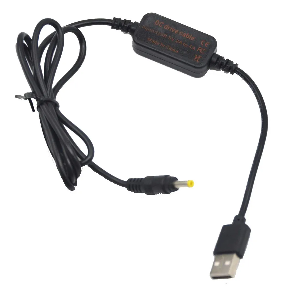 4.2V USB Power Cable Charger for Canon Dummy Battery DR-110 NB-11L NB-12L NB-13L Nikon EN-EL5 EN-EL10 EN-EL11 EN-EL12 EN-EL19