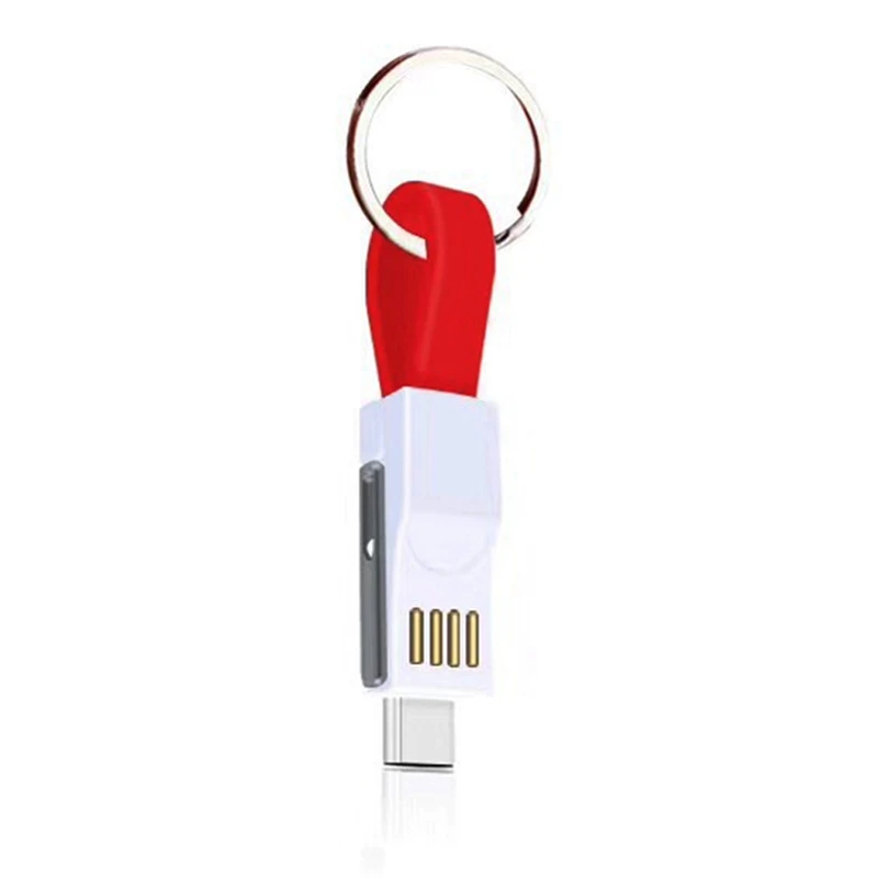 3 в 1 брелок Usb Магнитный зарядный кабель синхронизации данных для Iphone Android type-C Мини портативное зарядное устройство для мобильного телефона