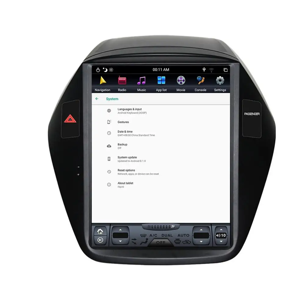 Android 9,0 Tesla вертикальный экран Автомобильный плеер gps навигация для hyundai IX35 2009- аудио dvd-плеер 1920*1080