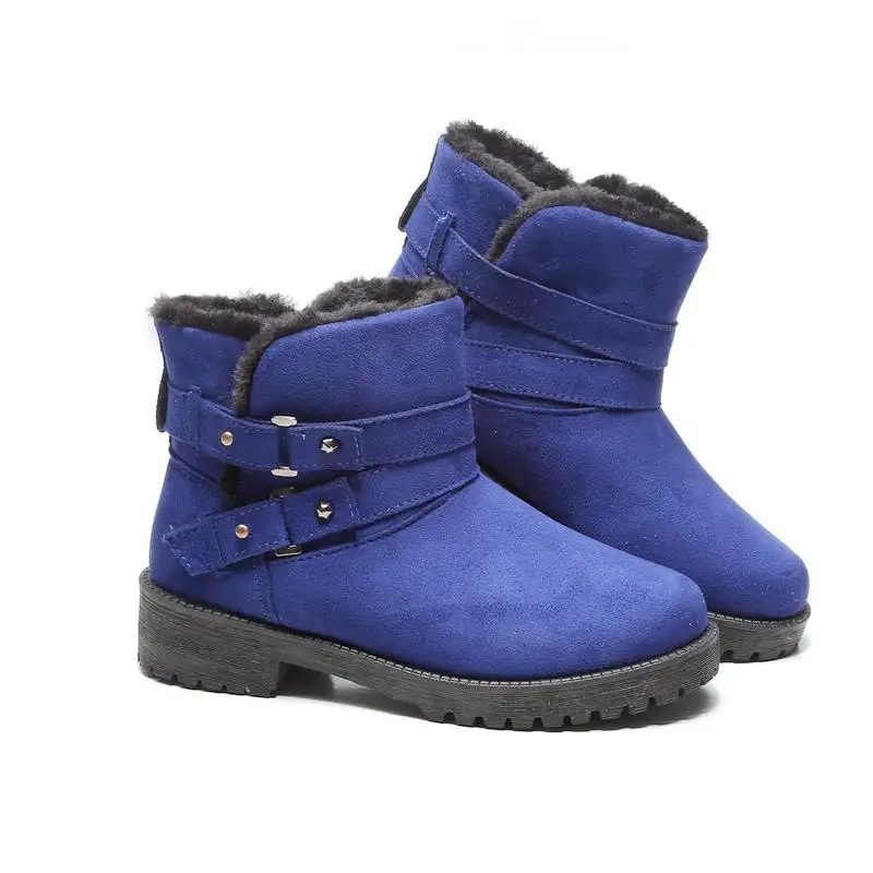 New Women's Comfortable Boots Women's High Quality Woman Female Comfortable Fashion Women's Shoes Round Toe Boots