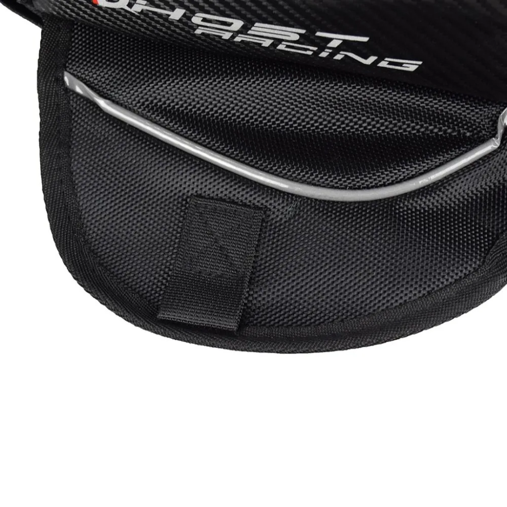 Премиум топливный бак сумка мотоцикл Магнитный открытый кошелек сумки нейлоновая сумка для мотоцикла Байк двойной спортивный черный
