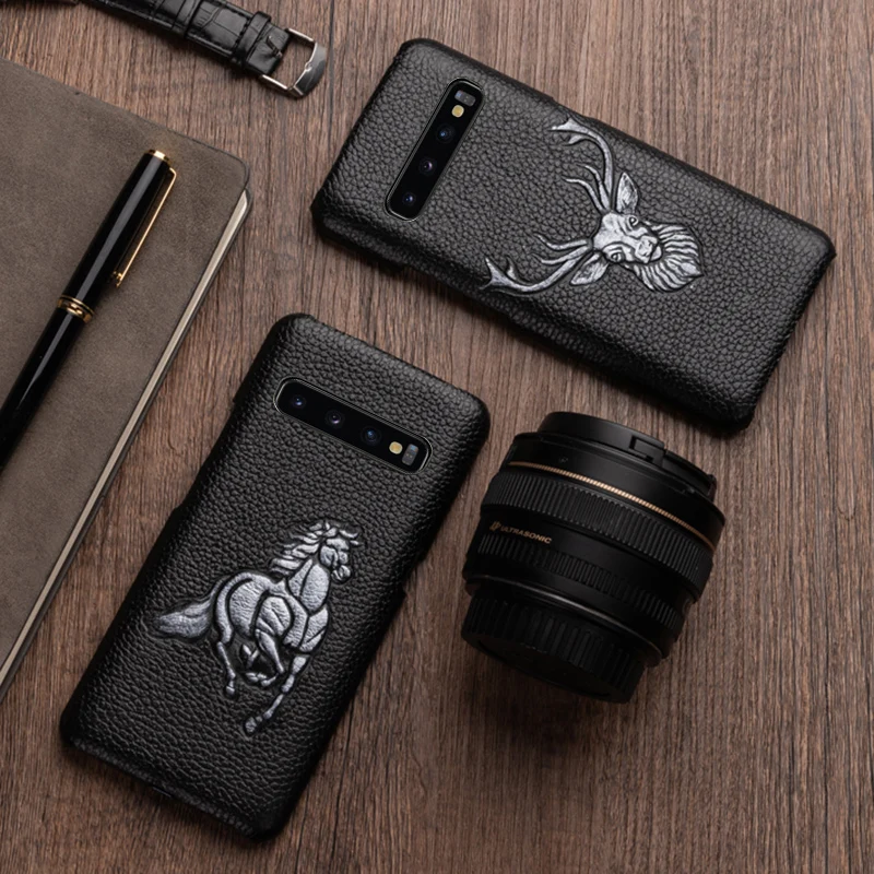 Чехол для телефона для samsung Galaxy A50 A70 S7 S8 S9 S10 Plus, Note 8, 9, 10, изображение животного текстура чехол для A30 A40 A5 A7 A8
