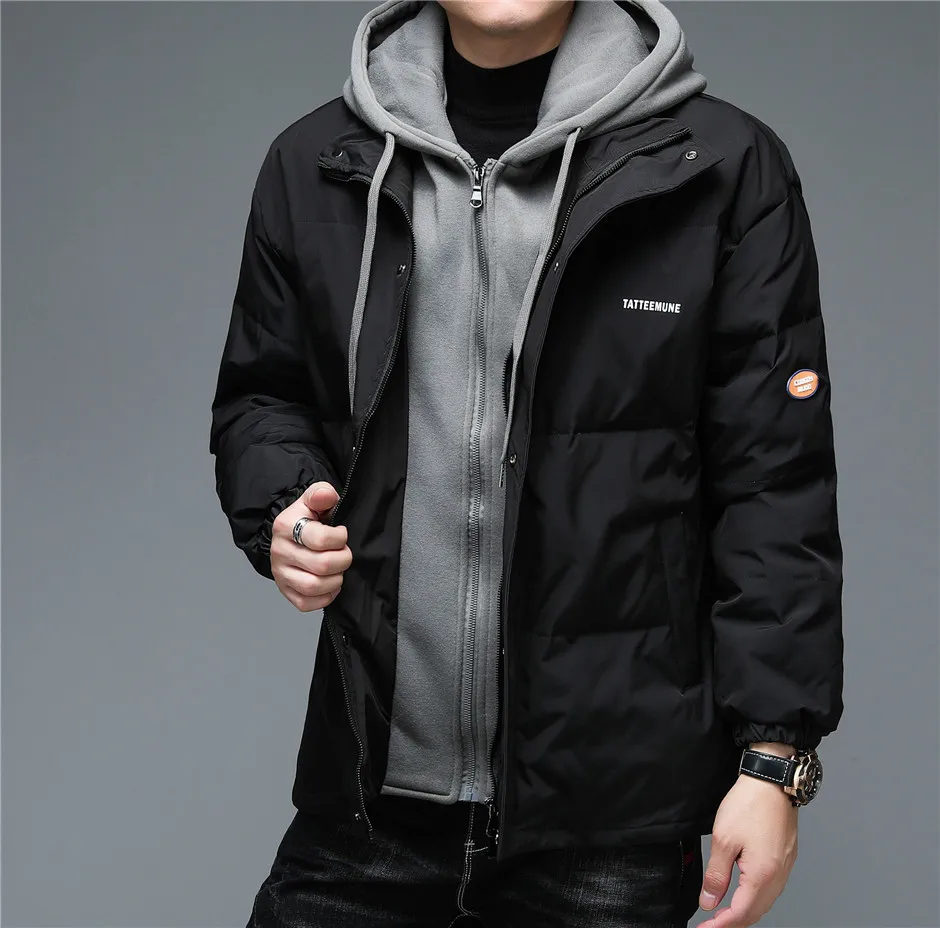 COODRONY Winter Duck Down Jacket Men Thick Warm Parka With Hood Fashion Pocket Coat Windbreaker New Arrival Brand Clothing C8173 long puffer jacket