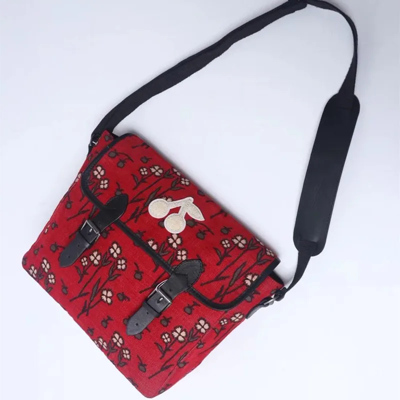 Newest Model "BP Style School Bag" Series Haversack For Girl Kids Cute Red Cross Body Bag Cherry Christmas Gift Kids