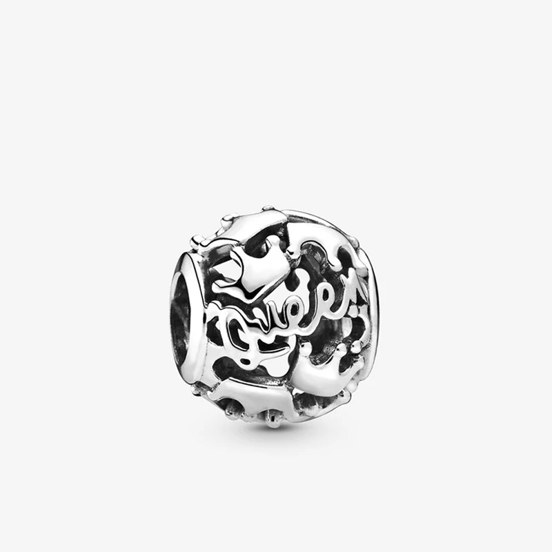 

2020 New 925 Sterling Silver Beads Queen & Regal Crowns Charms fit Original Pandora Bracelets Women DIY Jewelry