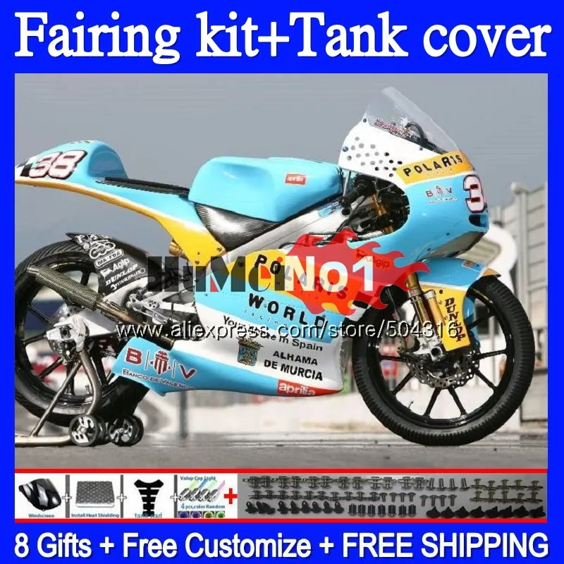 RS125R For Aprilia RS 125 R RR RS4 31MC.61 RS-125 1999 2000 2001 2002 2003 2005 RS125 99 00 01 02 03 04 05 Fairing Not race - Цвет: No. 1