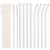 8pcs Mixed white
