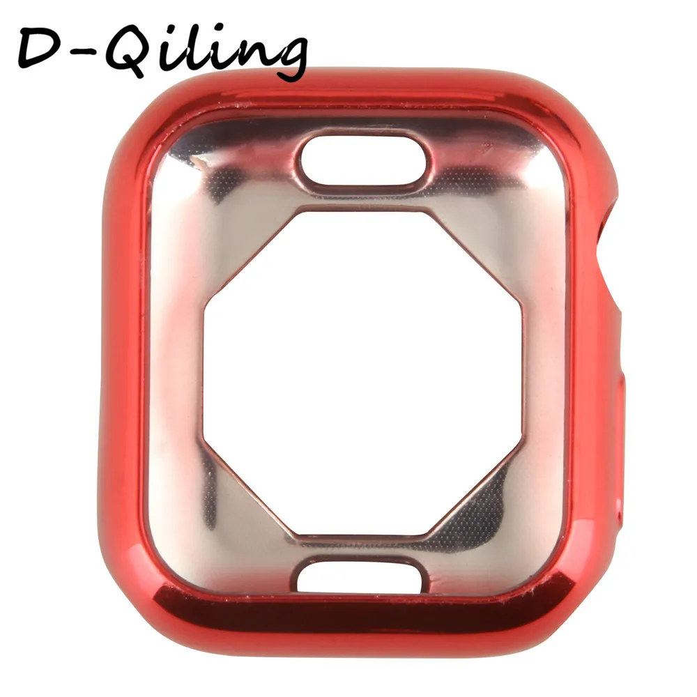 Чехол для часов Apple Watch Case5, 4, 3, 2, 1, 40 мм, 44 мм, прозрачный чехол из ТПУ, защитная пленка для экрана iWatch