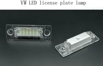 

2pcs License plate lamp Set Light For Skoda Superb/ Caddy 04/Golf Plus 05 Car