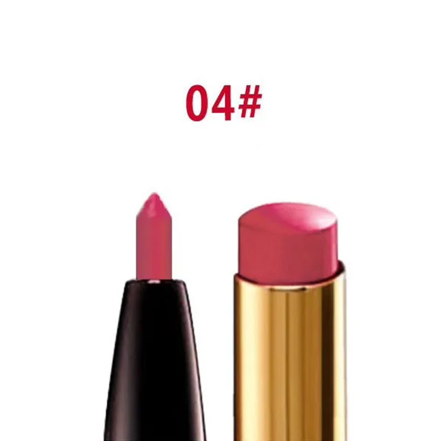 04 NOVO Matte Lip Liner Pencil Nutritious Lipstick Lip Beauty Makeup Waterproof Nude Color Cosmetics Lipliner Pen Party Lip Stick - Цвет: 04