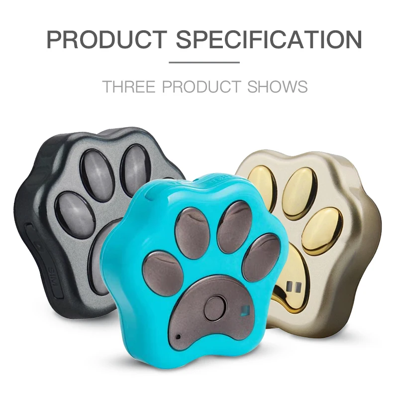

Mini GPS tracker Locator waterproofGPS GSM GPRS animal tracker Anti loss alarm SOS smart gps tracker device voice monitor forpet
