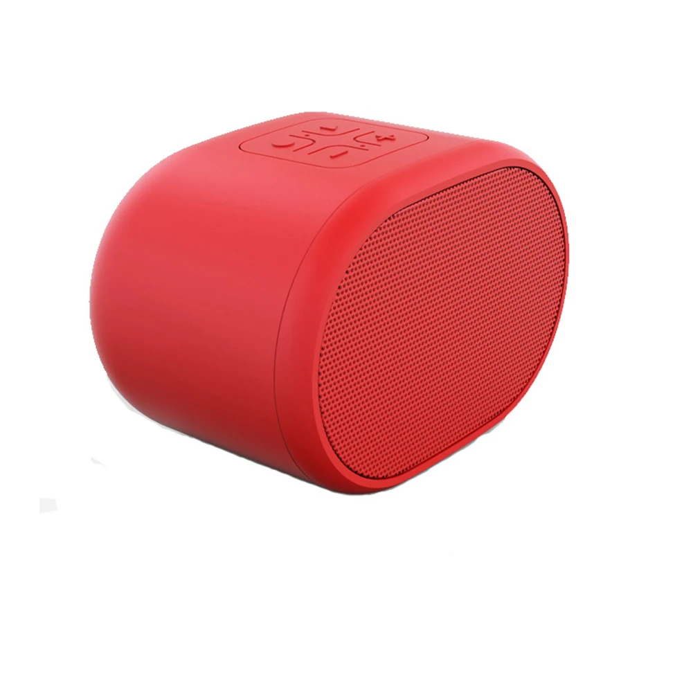 B62 подарок вечерние портативные мини usb bluetooth динамик для помещений Беспроводной регулятор громкости громкой связи ABS Super Bass - Цвет: Red
