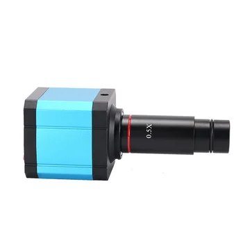 

0.5X C Mount Microscope Adapter 23.2mm Electronic Eyepiece Reduction Lens 0.5X Microscope Relay Lens for Microscope CCD Camera