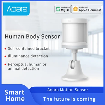 

Aqara Human Body Sensor Smart Light Intensity Sensors for Xiaomi Smart home accessories Zigbee Connection work for Mijia App