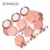 O. TWO.O Face Blusher Powder Rouge Makeup Cheek Blusher Powder Minerals Palettes Blusher Brush Palette Cream Natural Blush