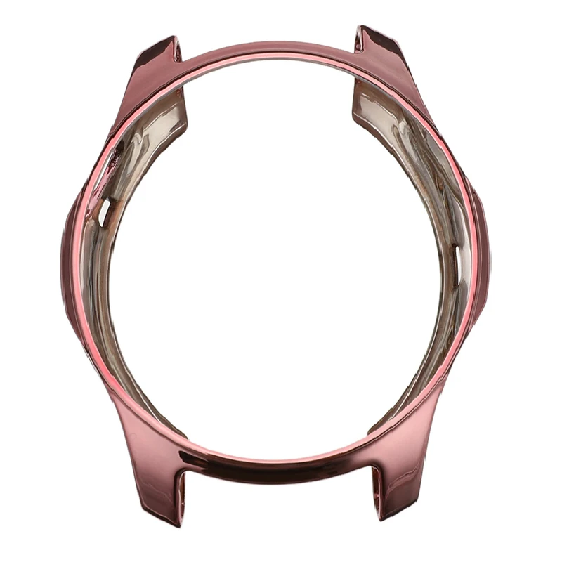 Rose pink 22mm Защитный чехол для часов для мужчин, 42 мм, 46 мм, чехол с ремешком, покрытие из мягкого ТПУ, универсальная защитная рамка, аксессуары - Цвет: Rose pink 22mm