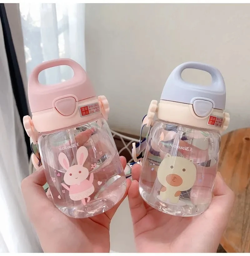 

Baby water cup, children's anti-choking water cup, water bottle, anti-fall water cup, cute portable drinking straw cup