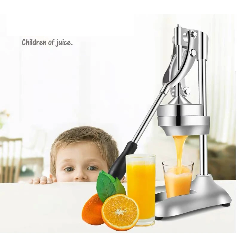 Соковыжималка для фруктов из нержавеющей стали, соковыжималка для фруктов, апельсиновый лимон, ручная соковыжималка для ЛИМОННЫХ фруктов