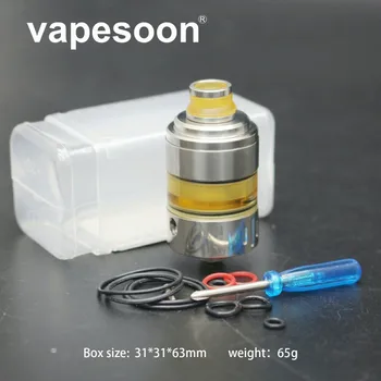 

New arrival adjustableHussar Project X style RTA 2 ml capacity 316 stainless steel Vaporizer air flow tank fit 510 thread
