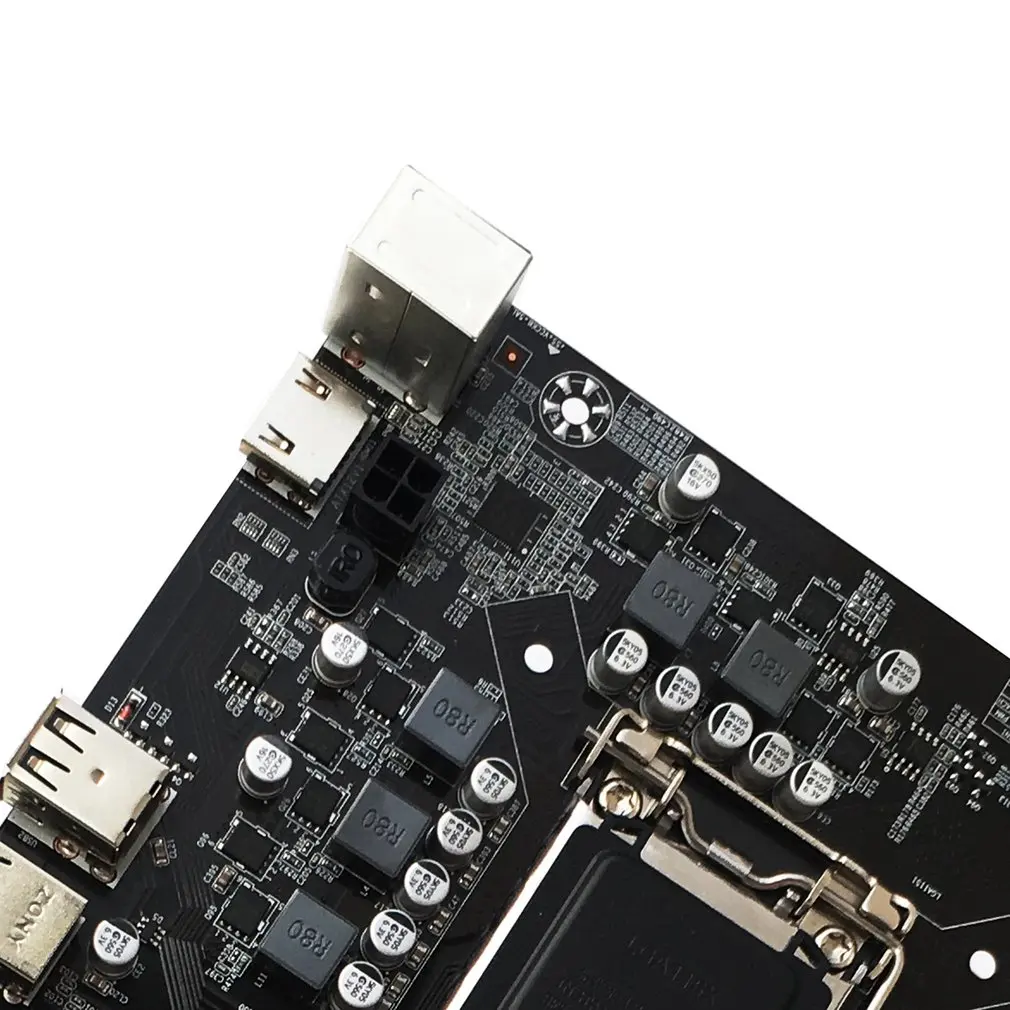 Computer Motherboard Mining Board B250C Multi-Graphics Card 12 Card Motherboard Usb3.0 Plug-In Pcie Slot