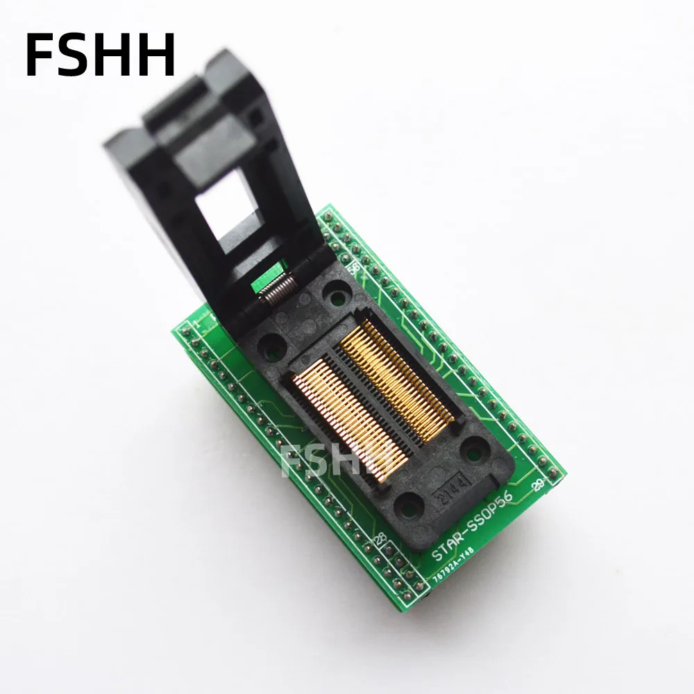 

Адаптер программатора SSOP56 PSOP56 в DIP, 1 шт., SDP-F320-56SS, тестовое гнездо IC для программатора LT48UXP