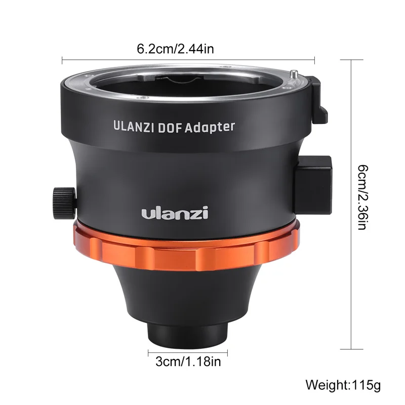 Адаптер Ulanzi DOF E Mount Full Frame camera Lens Adapter адаптер для смартфонов SLR/DSLR& cinema Lens Adapter для телефонов iPhone Andriod