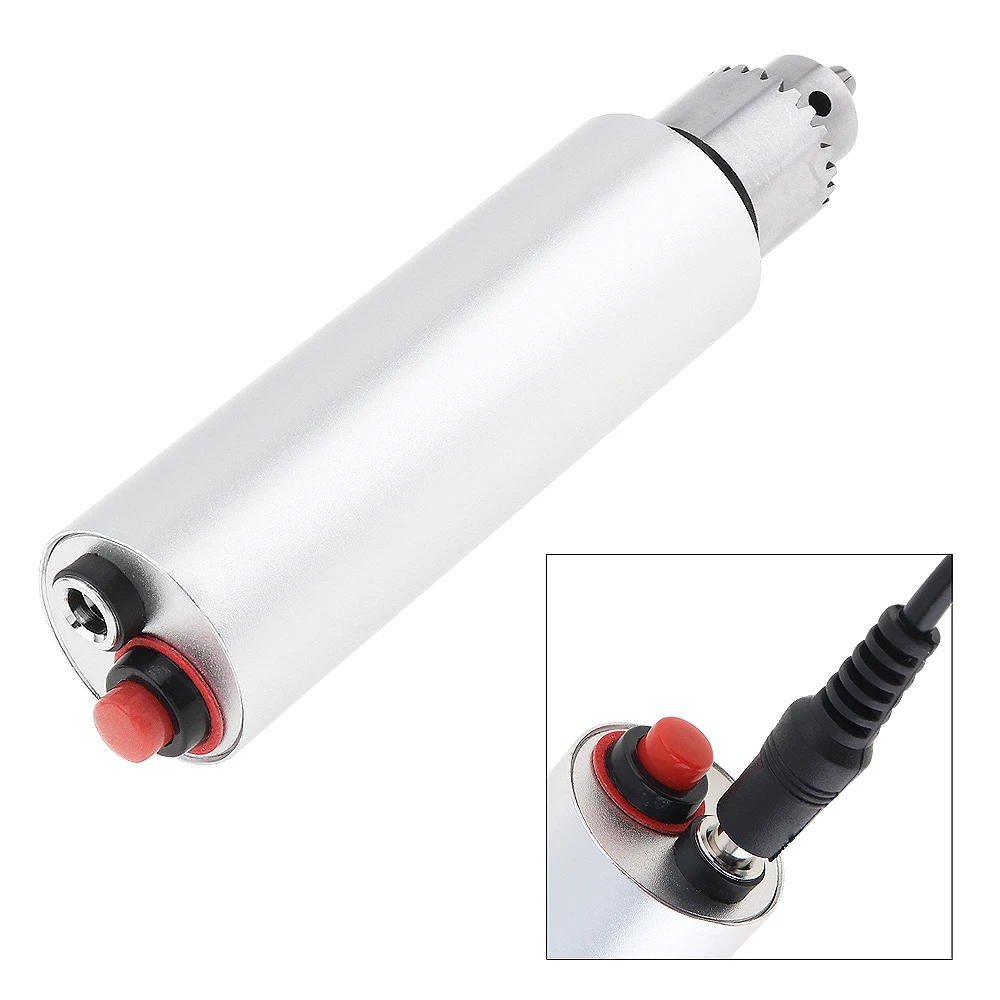 전기 핸드 드릴 미니 385 모터 회전 공구, JTO 척, 플라스틱 목재 구멍 공구용 조정 가능한 전원 어댑터 포함, DC 3V-24V