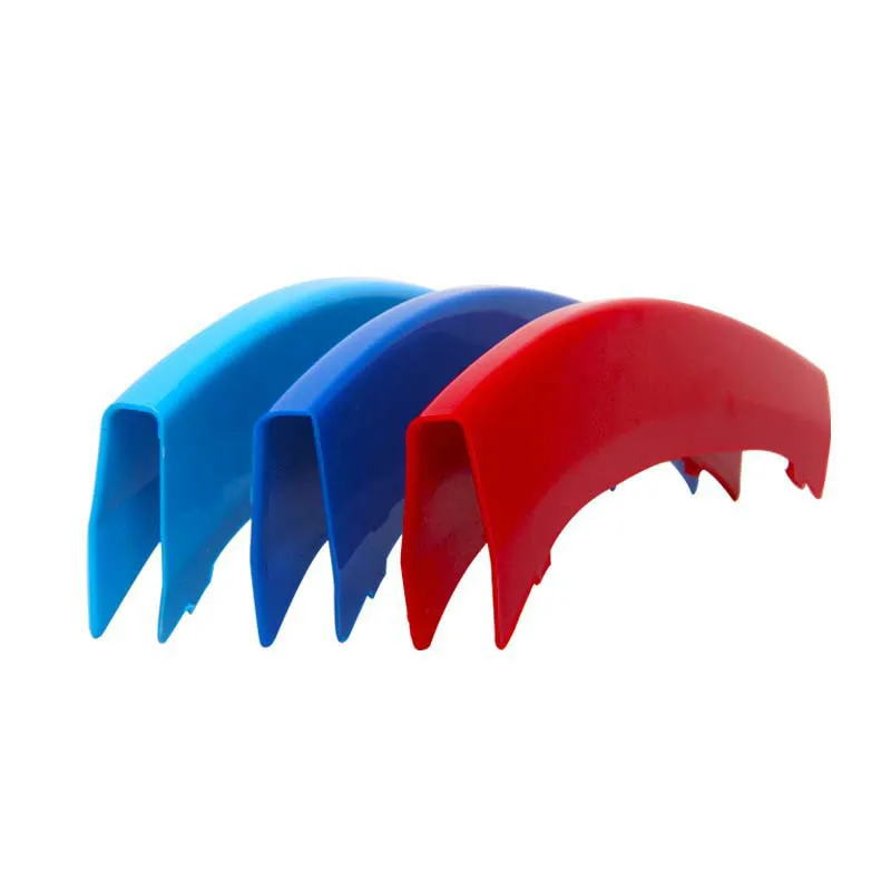 

New 3D Racing Grills ABS Tri-Color Front Kidney Grille Insert Trims Clip For BMW 3/4 Series 13-17 Year