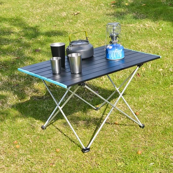 

Hiking Trave Table Portable Folding Camping Aluminum Desk for Outdoor Picnic Barbecue Cooking Holiday Beach