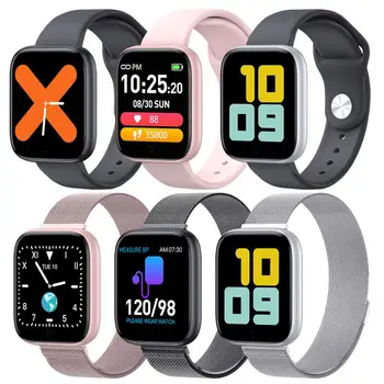 

T85 Multi-language Touch Screen Bluetooth Multi-sport Mode Blood Pressure Heart Rate Information Smart ReminderFashion Bracelet